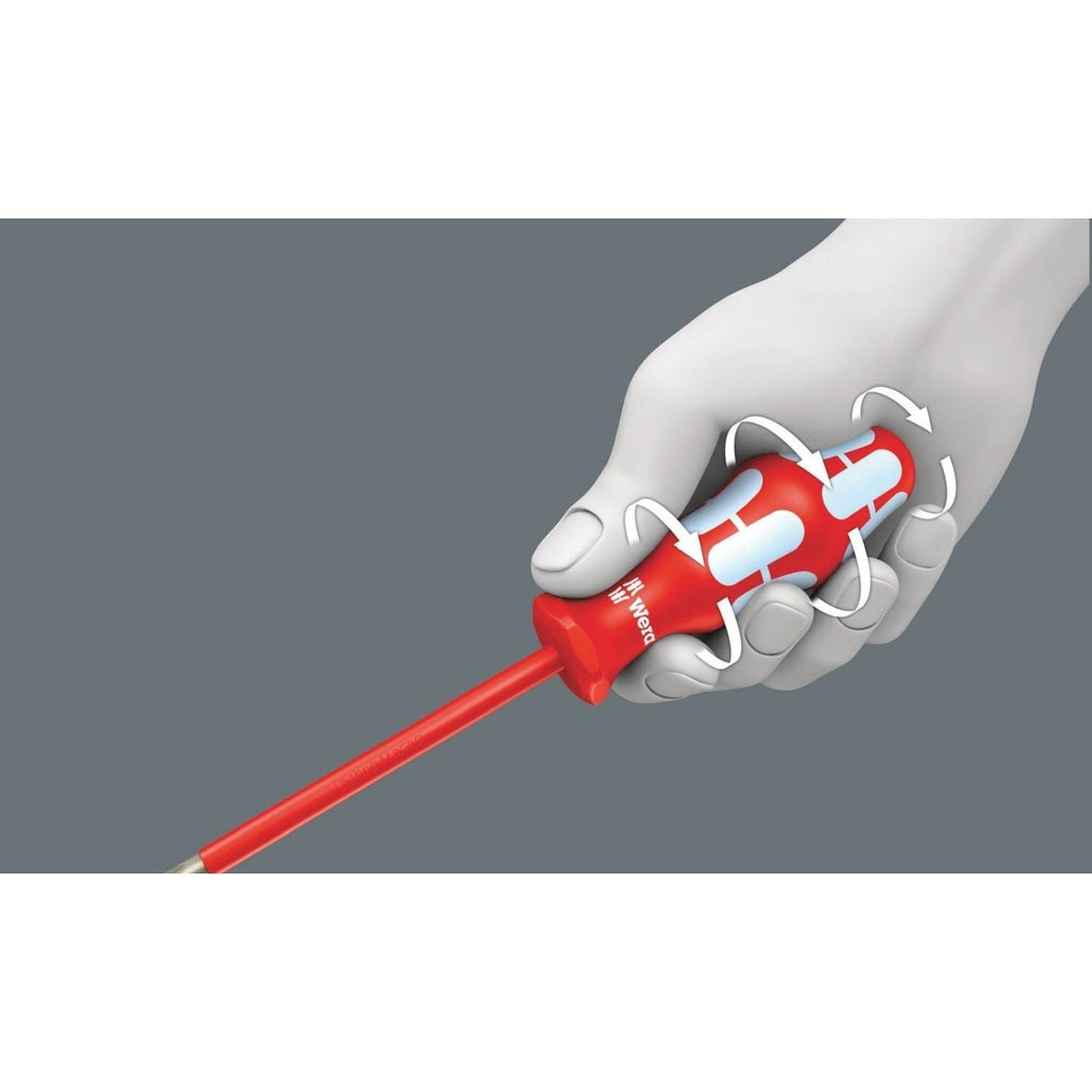 Wera 3167 I VDE Insulated Torx Screwdriver, Stainless Steel, Torx 25x100-mm.