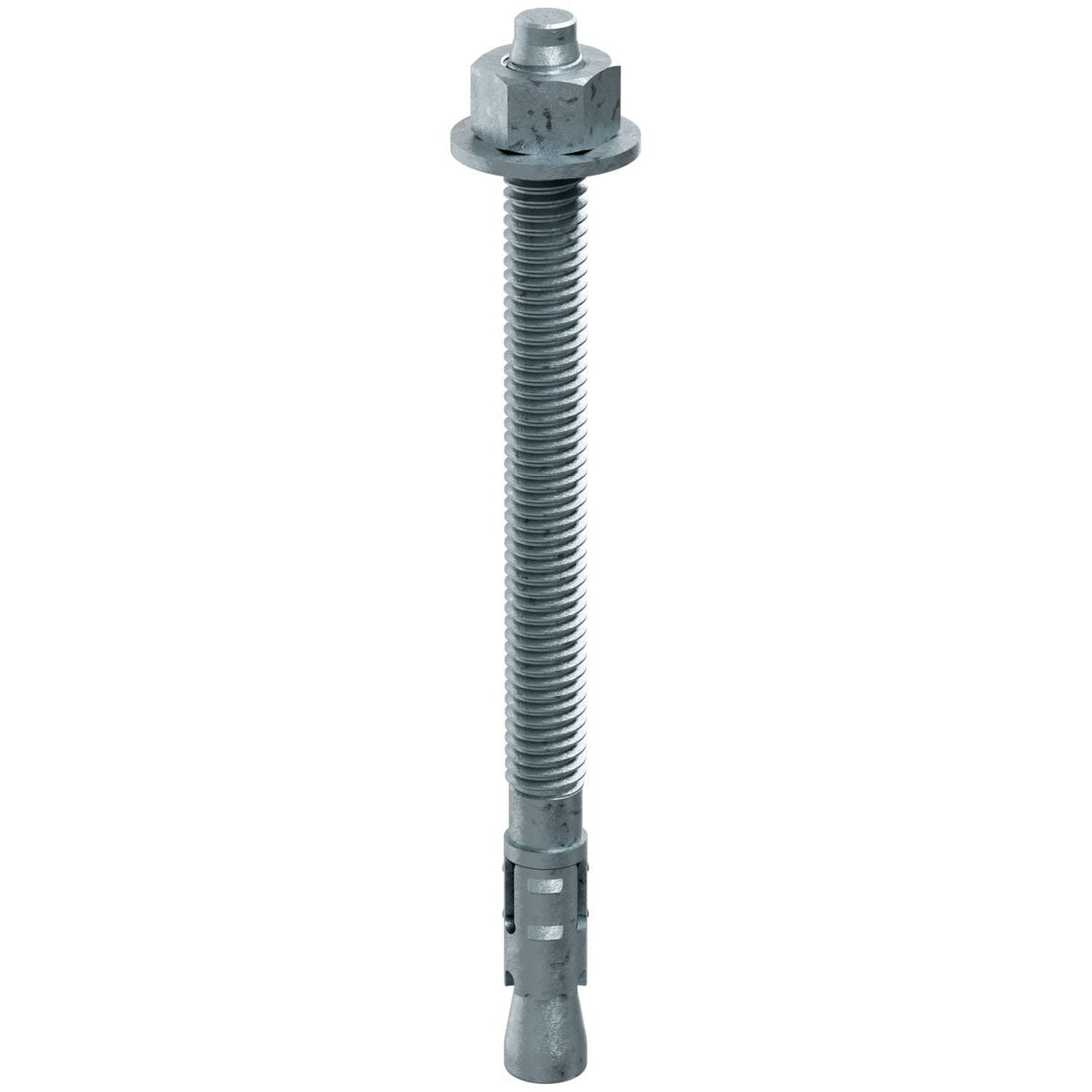 Simpson Strong-Tie STB2-37500MGF50 Strong-Bolt 2, 3/8-in. x 5-in. Mechanically Galvanized Wedge Anchor, Fully Assembled, 50-Pack