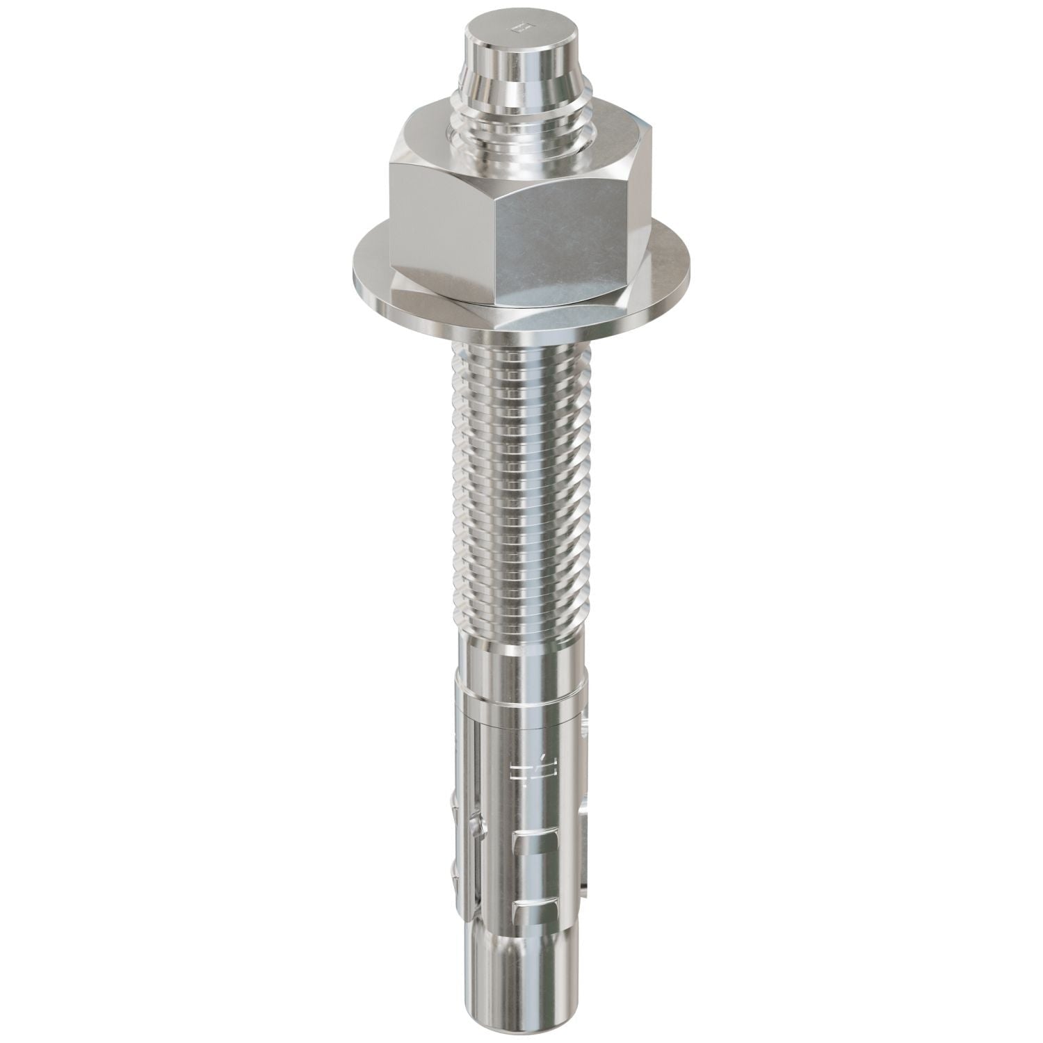 Simpson Strong-Tie STB2-62500S4F20 Strong-Bolt 2, 5/8-in. x 5-in. Type 304 Stainless-Steel Wedge Anchor, Fully Assembled, 20-Pack