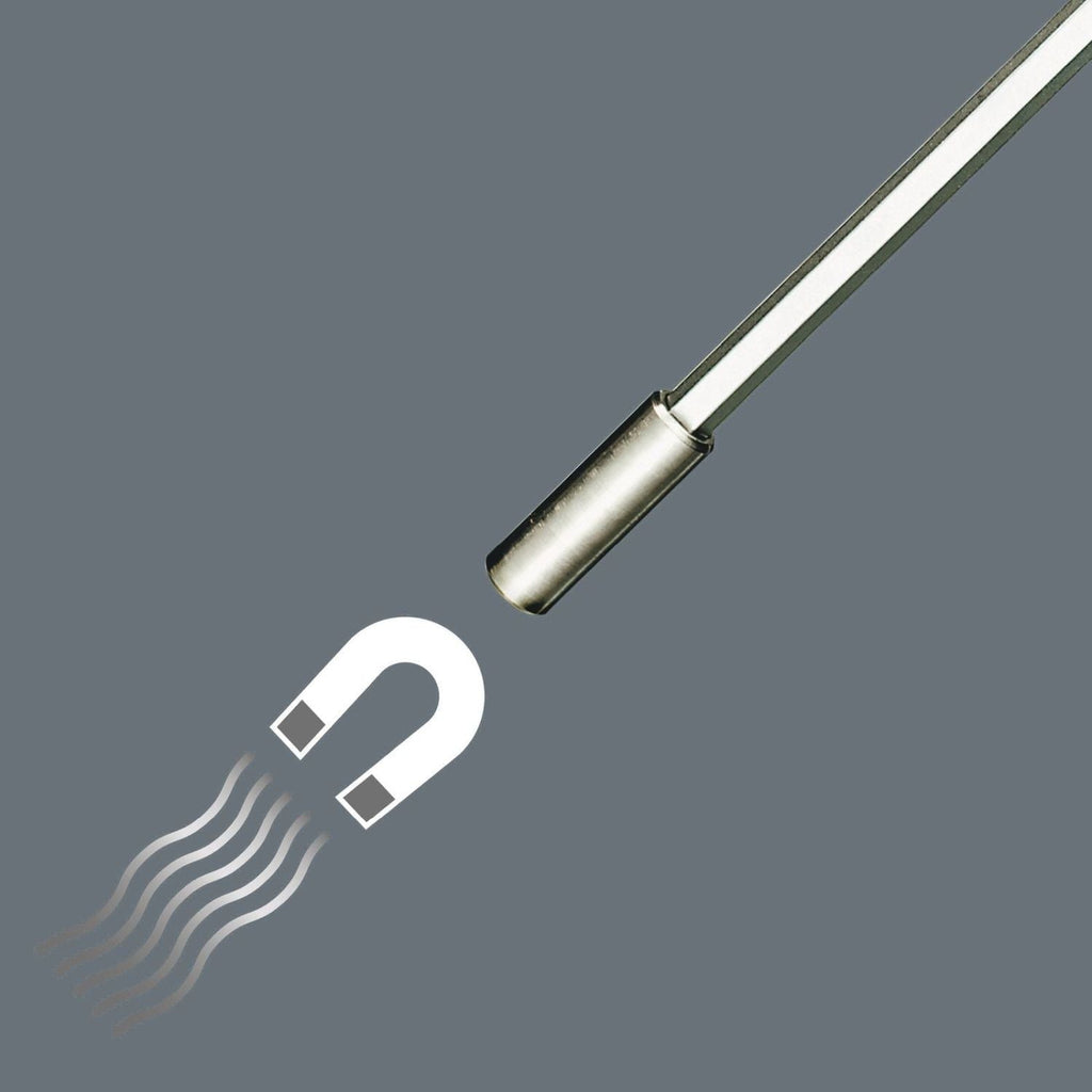 Wera 812/1 Bitholding Screwdriver With Strong Permanent Magnet, 1/4-in.x120-mm.