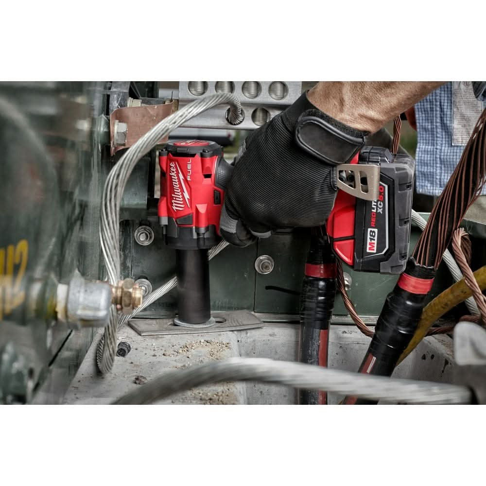 Milwaukee 2855P-20 M18 FUEL 1/2-Inch Compact Impact Wrench with Pin Detent, Tool Only