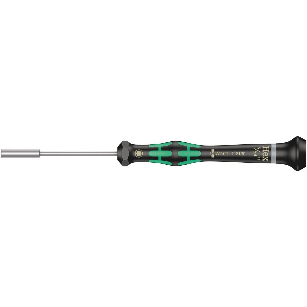 Wera 2069 Nutdriver For Electronic Applications, 7/64-in.x60-mm.