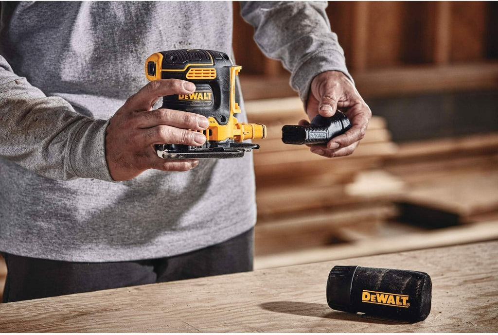 DeWalt DCW200B 20V MAX XR Brushless 1/4-Sheet Cordless Sander w/ 5.0Ah Battery