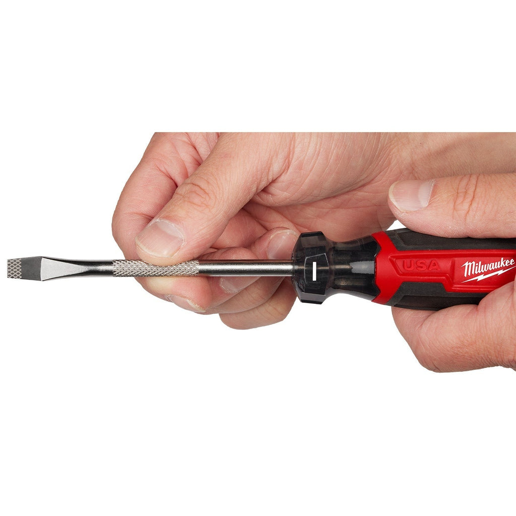 Milwaukee MT200-6P 6-Piece Cushion Grip Screwdrivers PACKOUT Low-Profile Compact Organizer Set