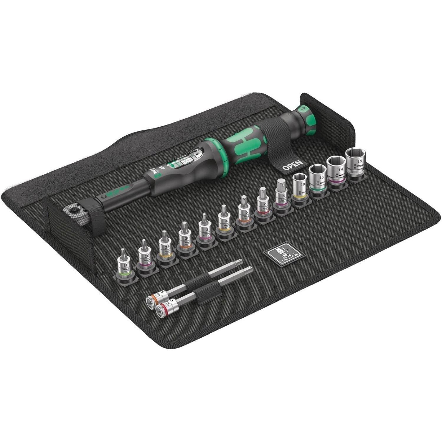 Wera Bicycle Set Torque 1, 2.5-25 Nm, 16-Pieces