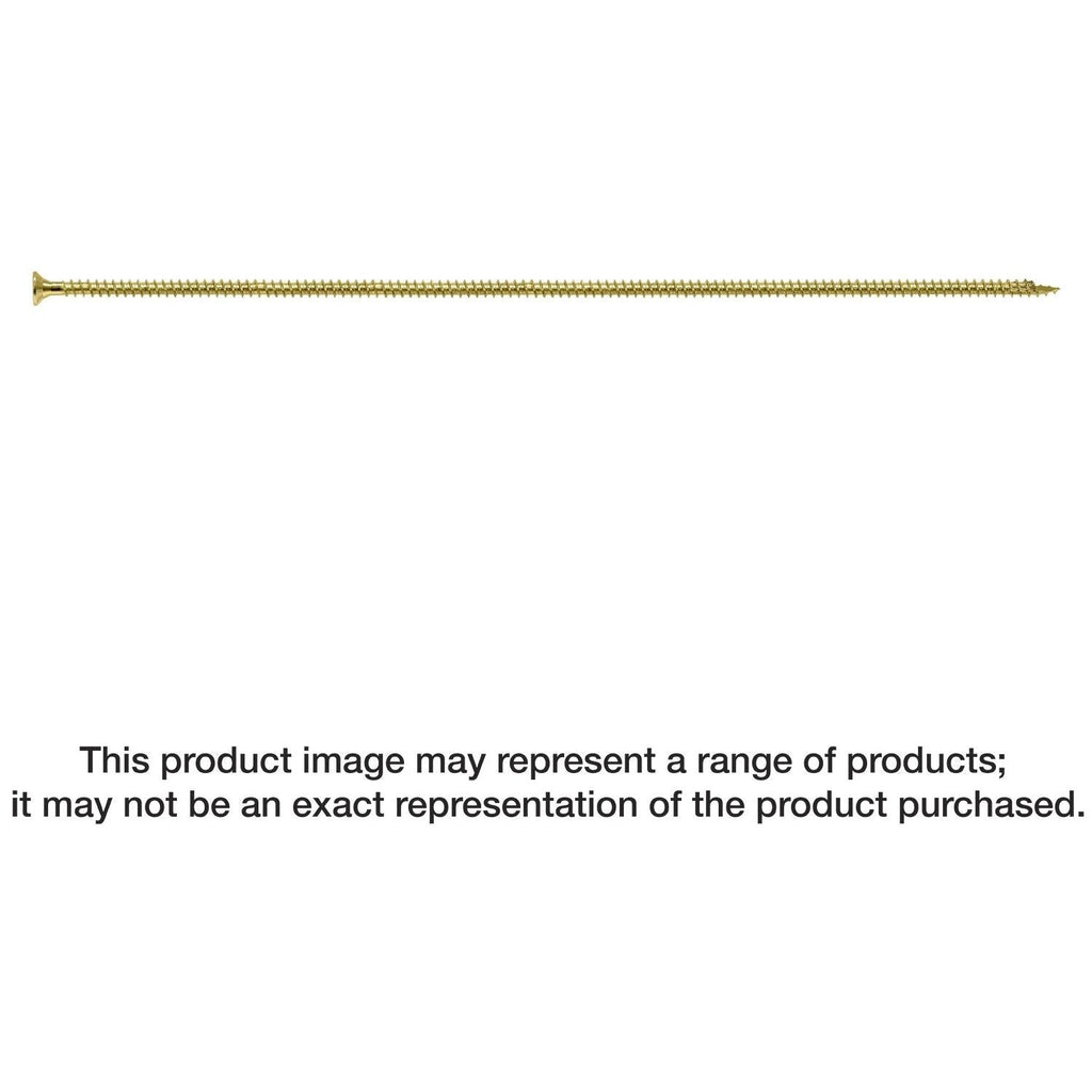 Simpson Strong-Tie SDCF272358 Strong-Drive SDCF TIMBER-CF Screw, 0.390-in. x 23-5/8-in. T50, Yellow Zinc, 100-Pack