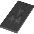 Wera 9884 Foam Insert Knipex Pliers Set VDE 1, Empty, 172x30x392-mm.