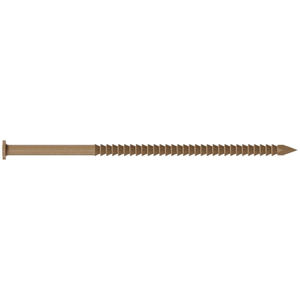 Simpson Strong-Tie S8SNDT5 Painted Siding Nail, 2-1/2-in. x .092-in. Type 304 Stainless Steel, Tan, 5-lb.