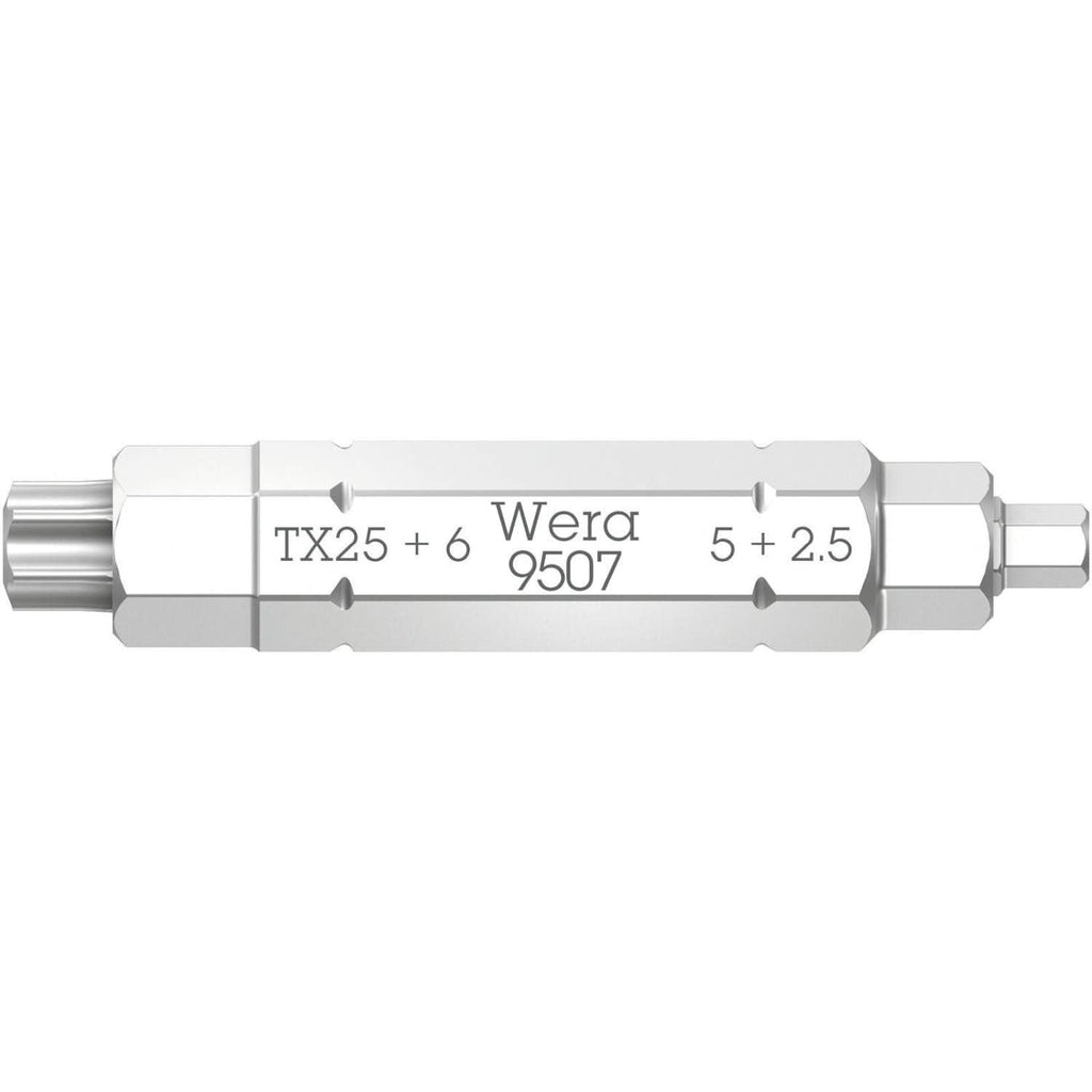 Wera 9507 SB 4-in-1 Bit 2, 2.5; 5; 6xTorx 25x37-mm.