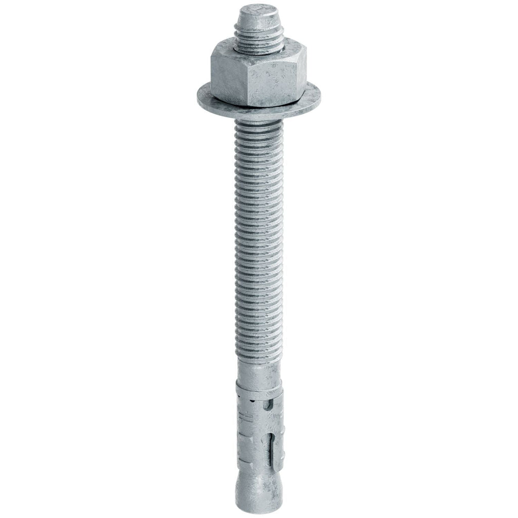 Simpson Strong-Tie STB2-50512MGF25 Strong-Bolt 2, 1/2-in. x 5-1/2-in. Mechanically Galvanized Wedge Anchor, Fully Assembled, 25-Pack
