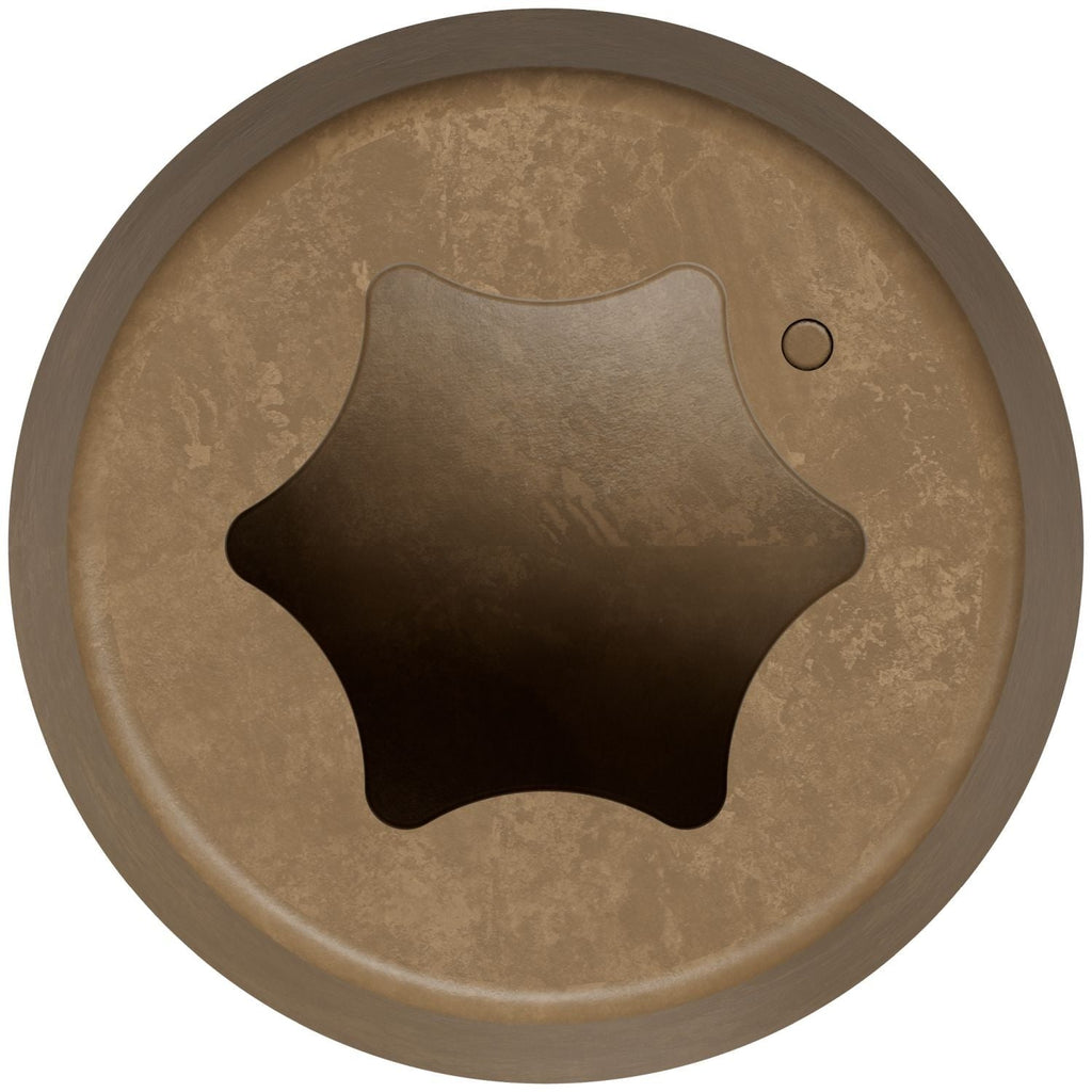 Simpson Strong-Tie DCU234MB316TN05 Deck-Drive DCU COMPOSITE Screw, #10 x 2-3/4-in. T20, Type 316, Tan 05, 1750-Pack