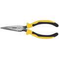 Klein J203-6 6" Journeyman Standard Long-Nose Pliers - Side-Cutting