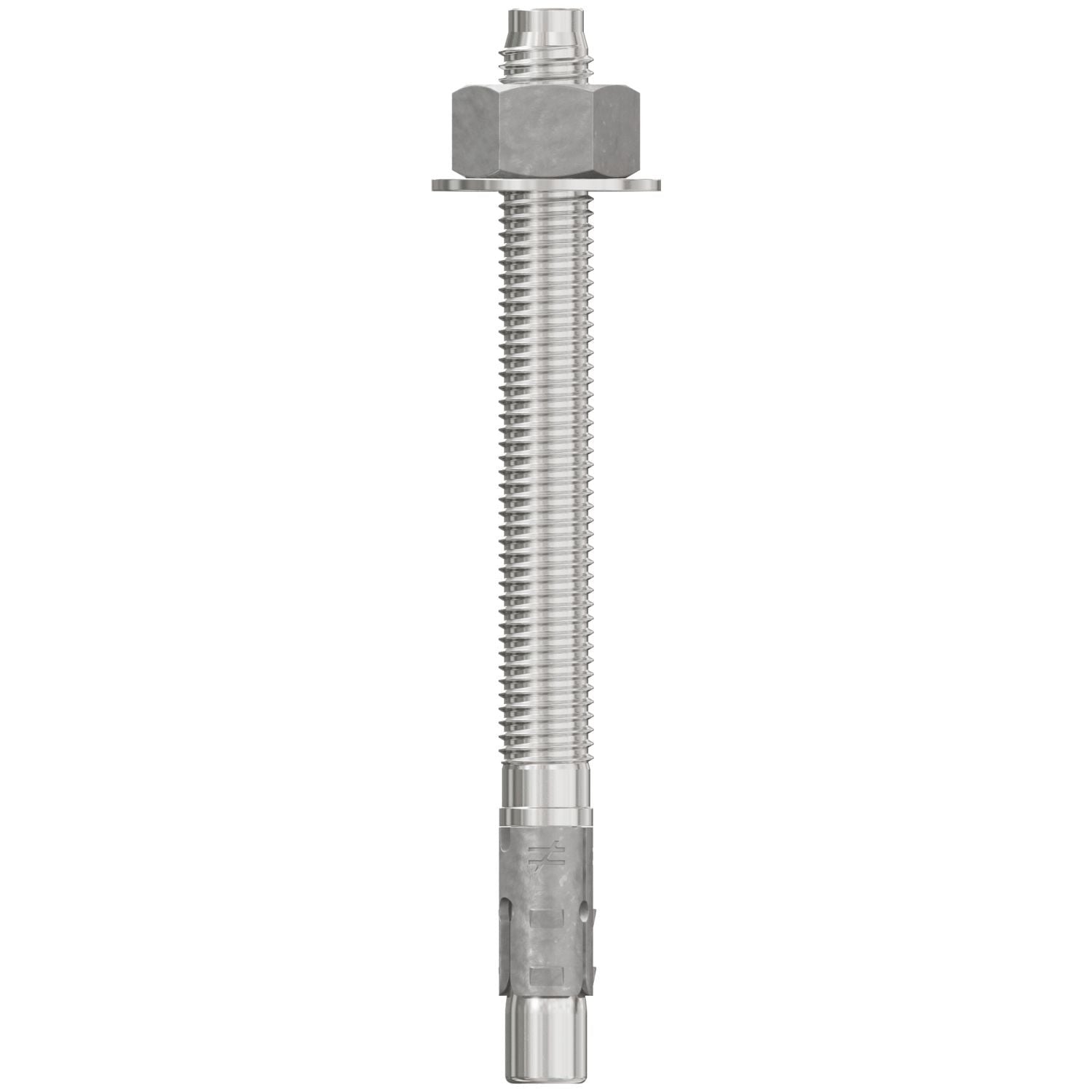 Simpson Strong-Tie STB2-62700S4F20 Strong-Bolt 2, 5/8-in. x 7-in. Type 304 Stainless-Steel Wedge Anchor, Fully Assembled, 20-Pack