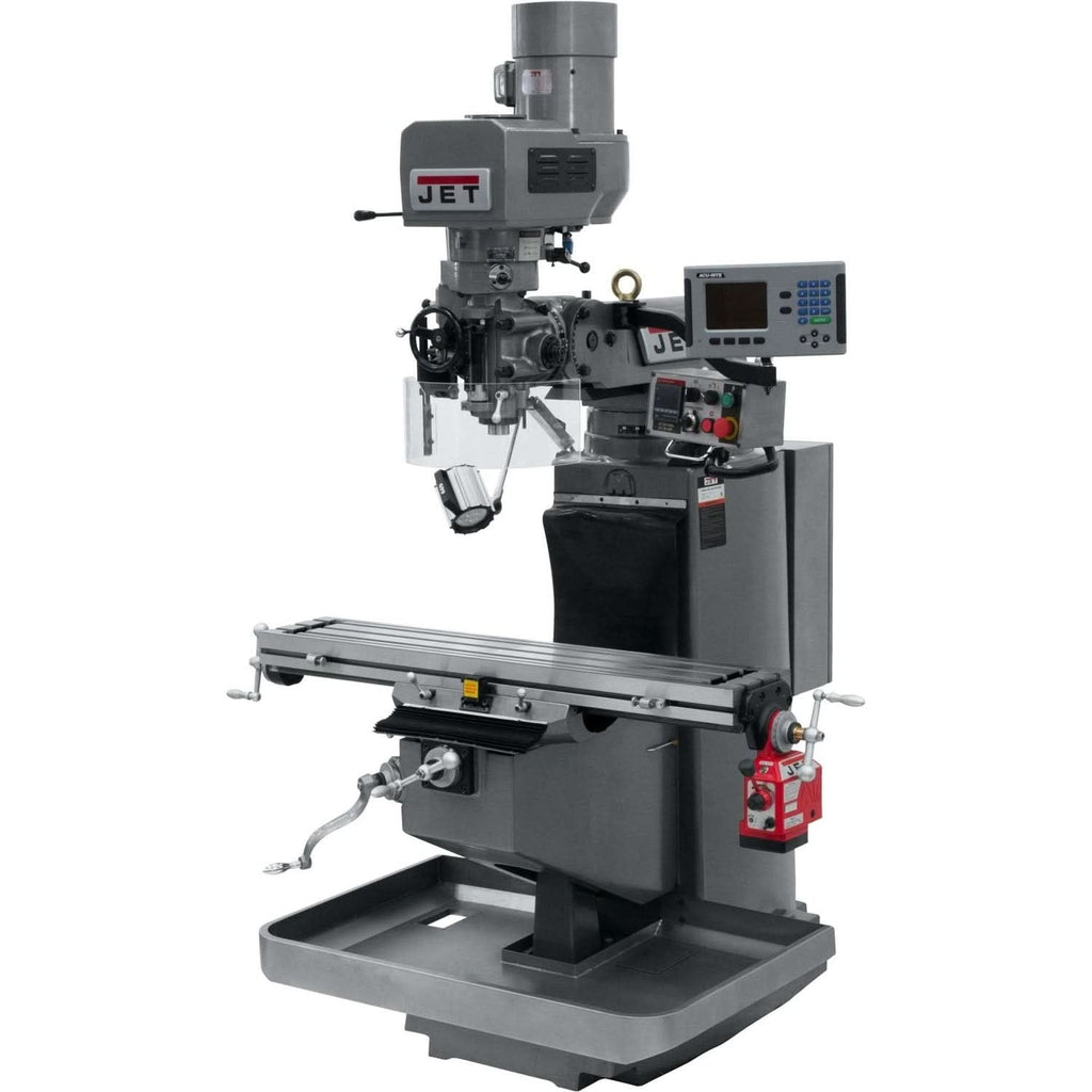 Jet Tools 690520 JTM-949EVS Mill With Acu-Rite 200S DRO With X-Axis Powerfeed