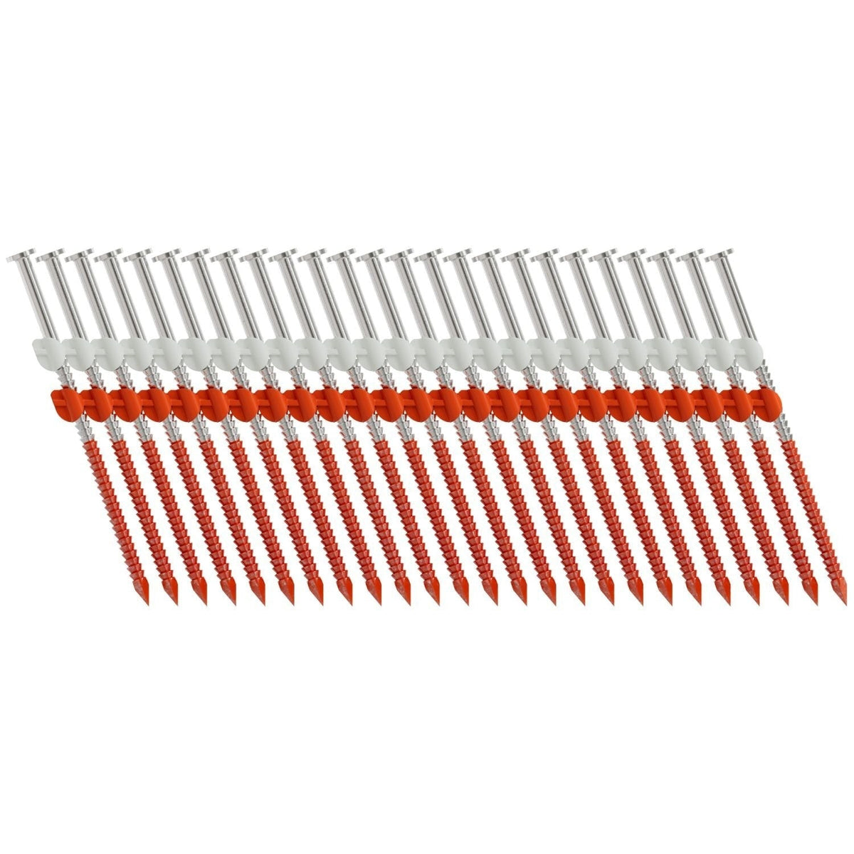 Simpson Strong-Tie S10A325CNB 20°–22° Plastic Strip, Full Round Head, Ring-Shank Nail, 3-1/4-in. x .131-in. Type 304, 4000-Pack