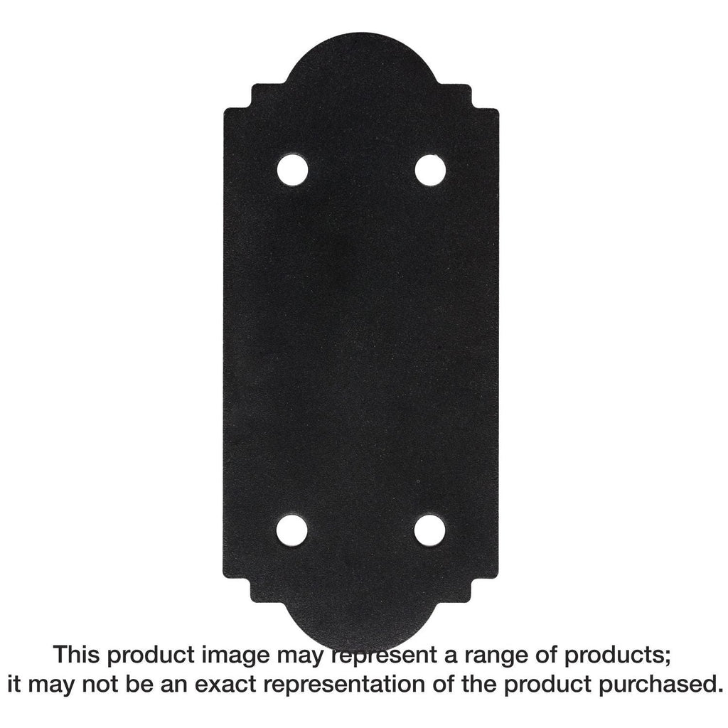 Simpson Strong-Tie APST612 Outdoor Accents Mission Collection ZMAX, Black Powder-Coated Strap for 6x