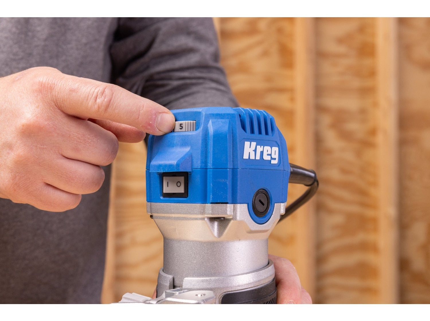 Kreg 1-1/4 Horsepower 1/4-in. Trim Router (PRSPR125)