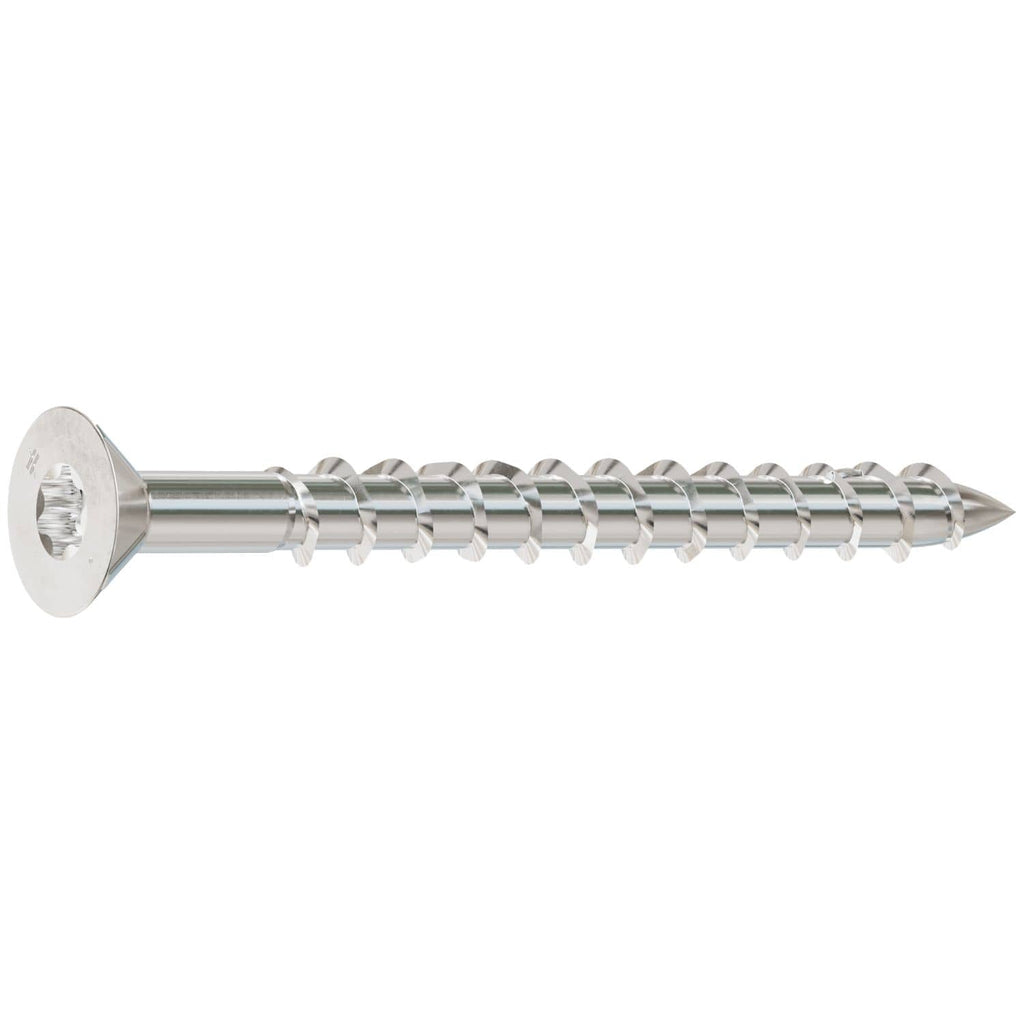 Simpson Strong-Tie T12250WPB Strong-Drive DWP WOOD SS Screw, #12 x 2-1/2-in. T-27, Flat Head, Type 316, 1750-Pack