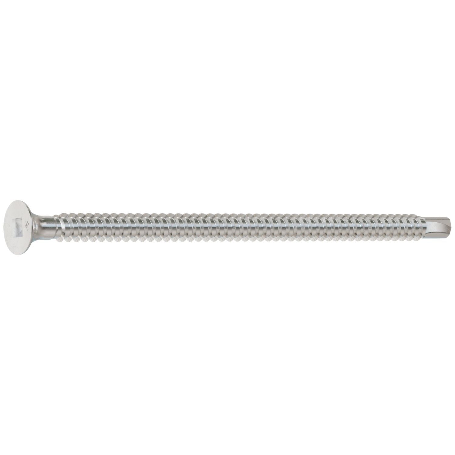 Simpson Strong-Tie F10T350BDB Self-Drilling Bugle-Head Screw, #10 x 3-1/2-in. #2 Square Drive, Type 410, 1000-Pack