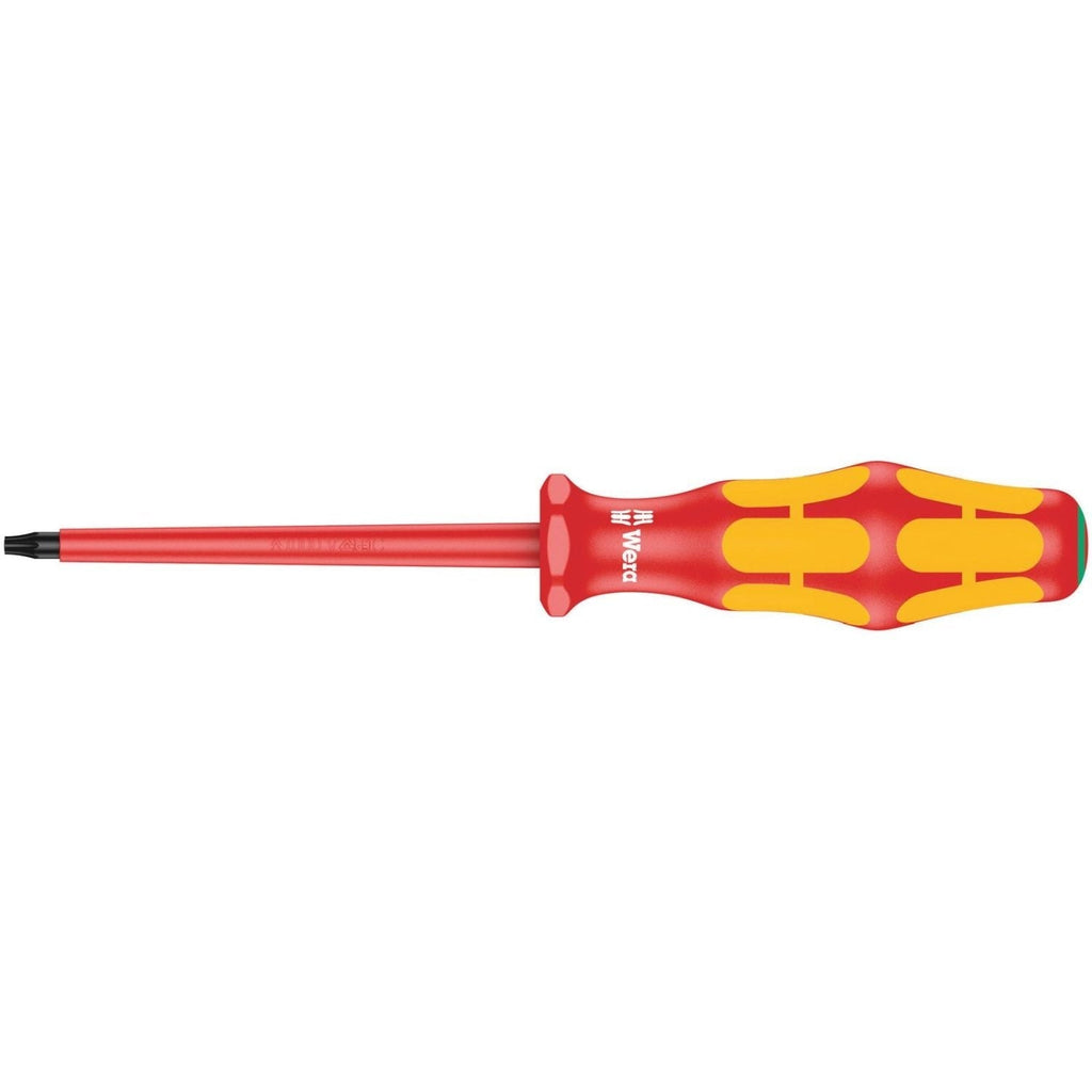 Wera 167 I VDE Insulated Screwdriver For Torx Screws, Torx 9x80-mm.