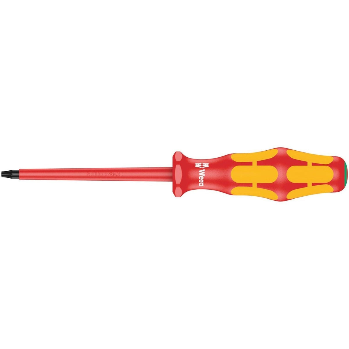 Wera 167 I VDE Insulated Screwdriver For Torx Screws, Torx 9x80-mm.