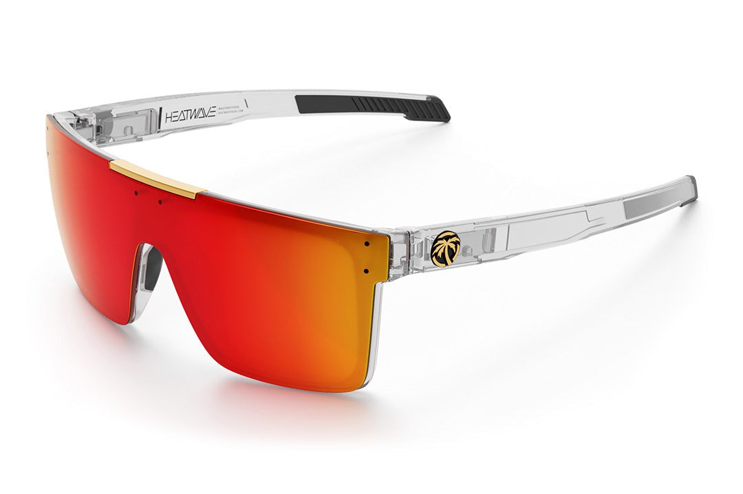 Heat Wave Performance Quatro Vapor Clear Frame Sunblast Lens Z87+ Sunglasses