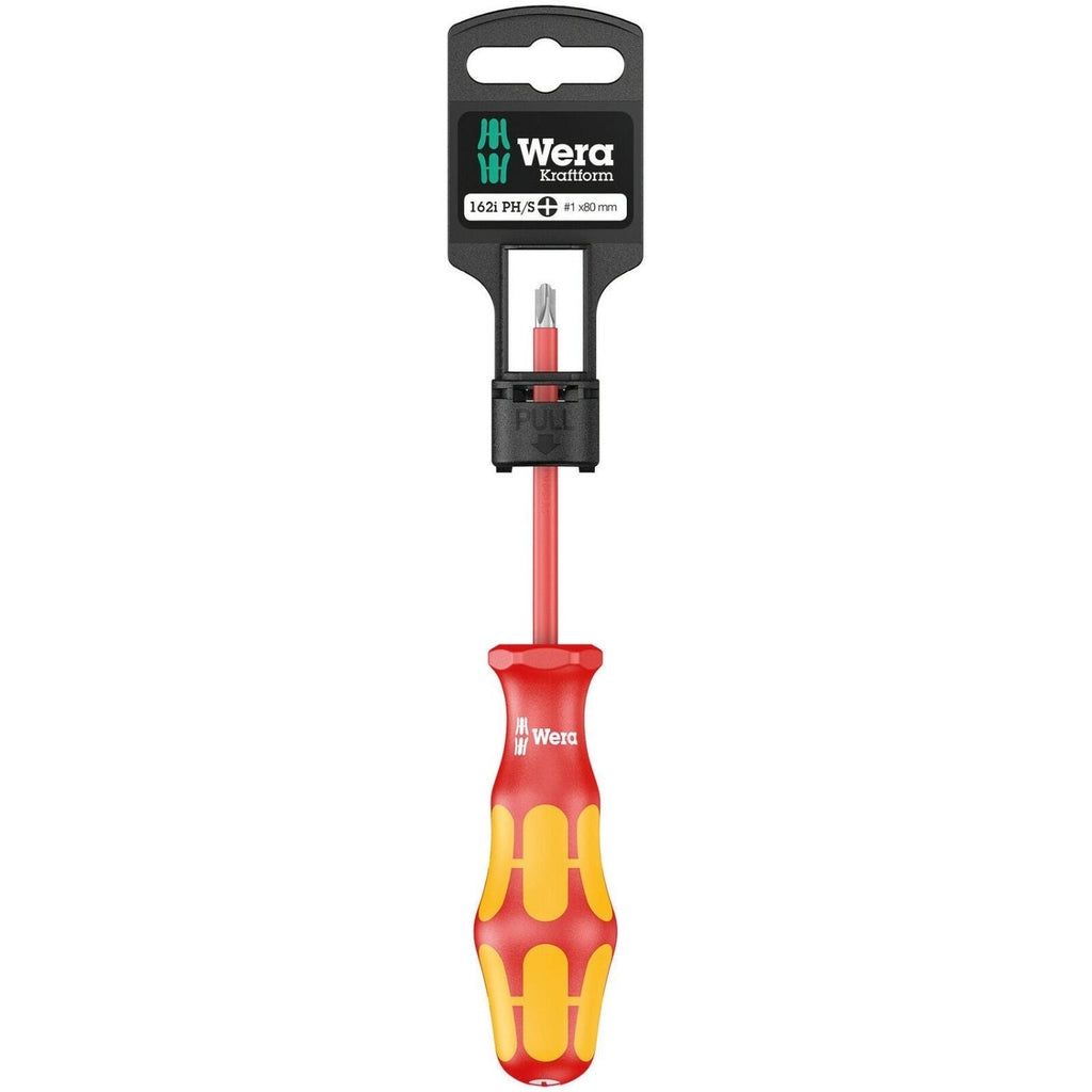 Wera 162 I Ph/S SB VDE Insulated Screwdriver For Plusminus Screws (Phillips/Slotted), # 2x100-mm.