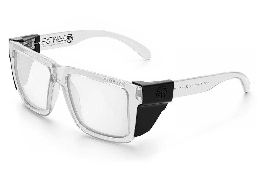 Heat Wave XL VISE Z87 Glasses Anti Fog Clear Lens