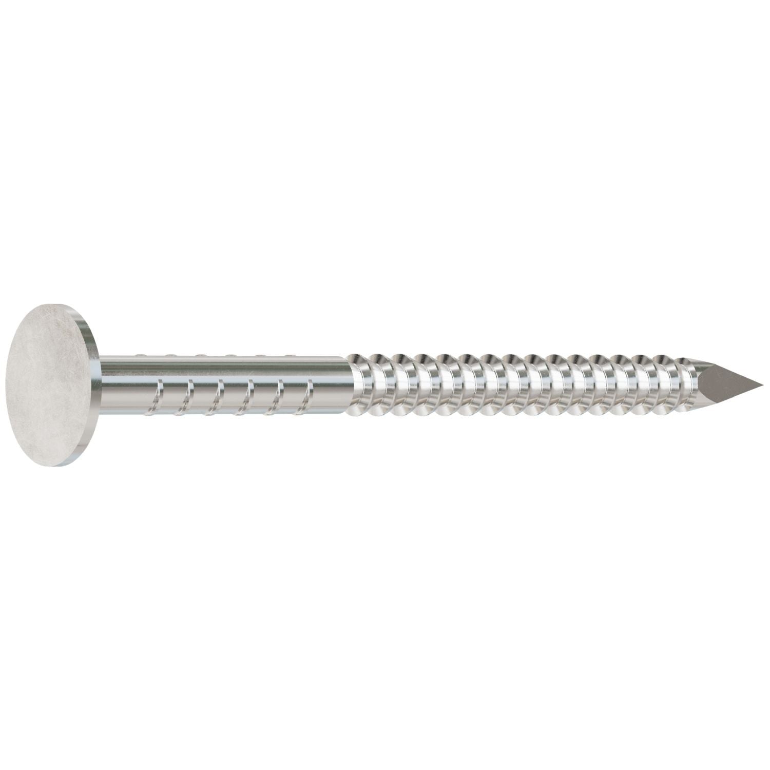 Simpson Strong-Tie S1010ARNB Roofing Nail, Annular Ring Shank, 3-in. x .131-in. Type 304 Stainless Steel, 25-lb.