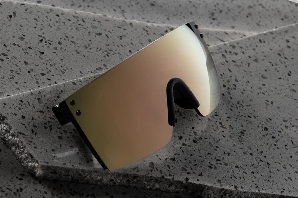 Heat Wave Lazer Face Rose Gold Z.87 Sunglasses