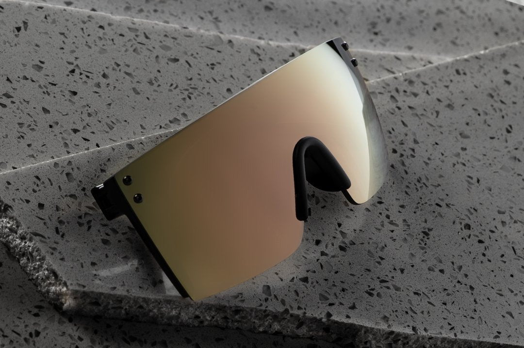 Heat Wave Lazer Face Rose Gold Z.87 Sunglasses