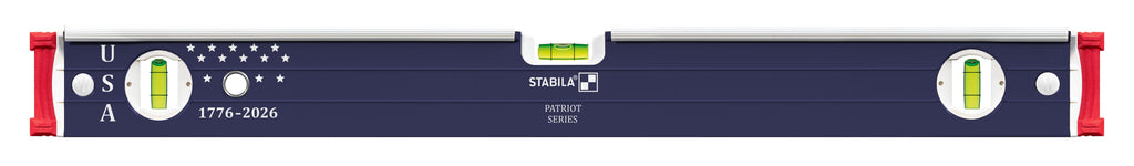 Stabila Limited Edition Patriotic Type 196 Heavy Duty Mason 24-in. and 48-in. Level Set (36250)