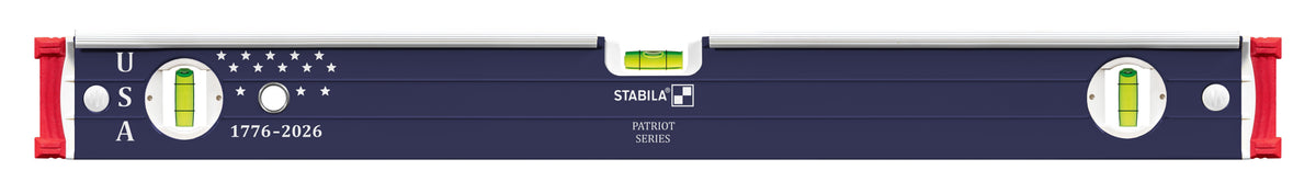 Stabila Limited Edition Patriotic Type 196 Heavy Duty Mason 24-in. and 48-in. Level Set (36250)