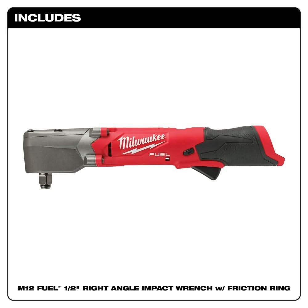 Milwaukee 2565-20 M12 FUEL 1/2" Right Angle Impact Wrench, Tool Only