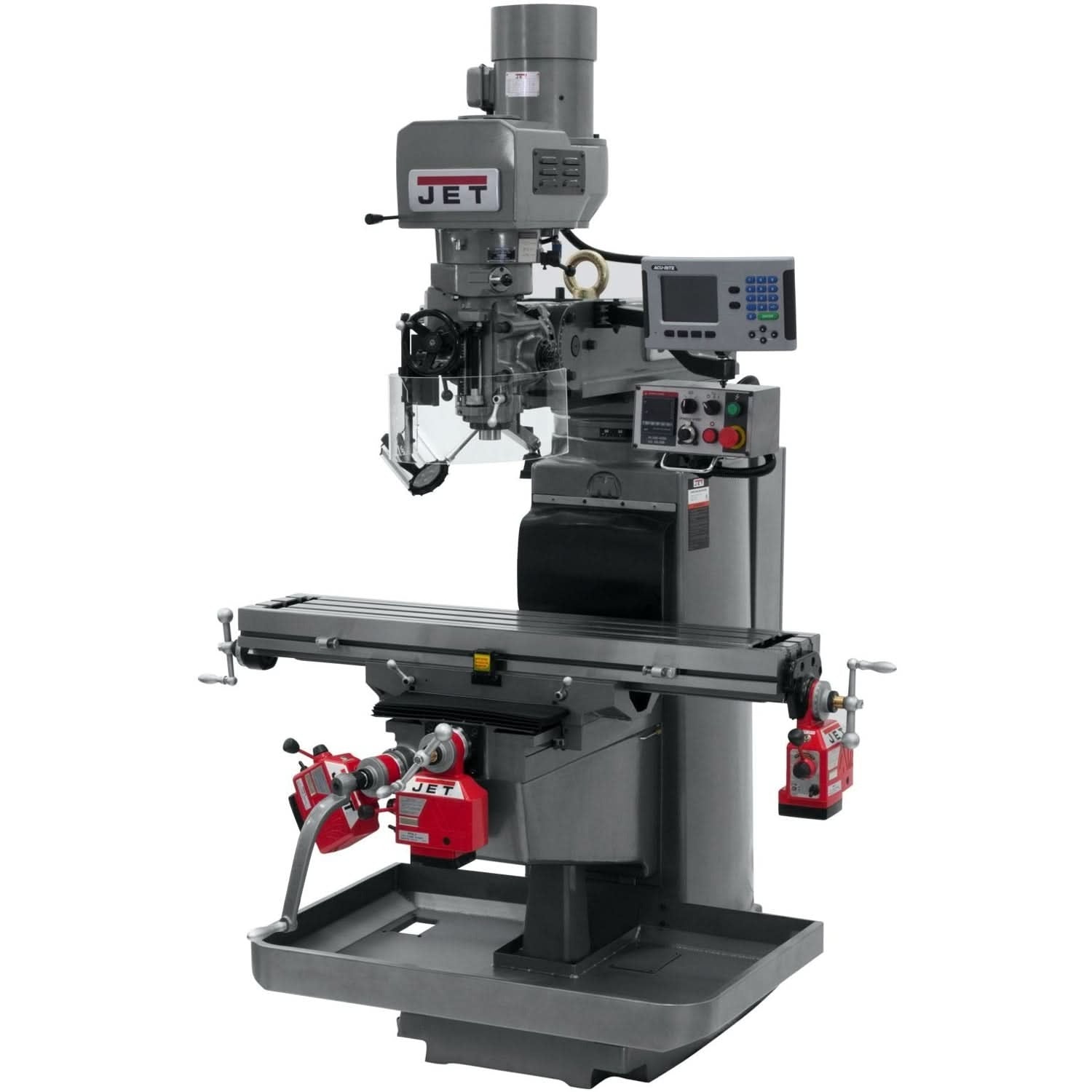 Jet Tools 690623 JTM-1050EVS2/230 Mill With Acu-Rite 200S DRO With X, Y and Z-Axis Powerfeeds