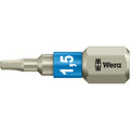Wera 3840/1 Ts Bit, Stainless, 1.5x25-mm.