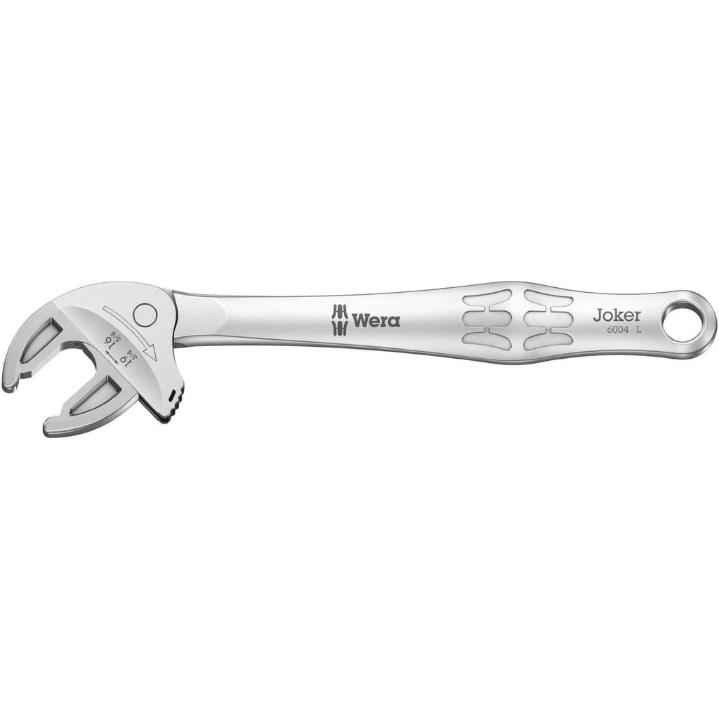 Wera 6004 Joker L Self-Setting Spanner, 16; 17; 18; 19x5/8; 11/16; 3/4-in.x224-mm.