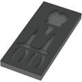 Wera 9881 Foam Insert Knipex Pliers Set 2, Empty, 172x30x392-mm.
