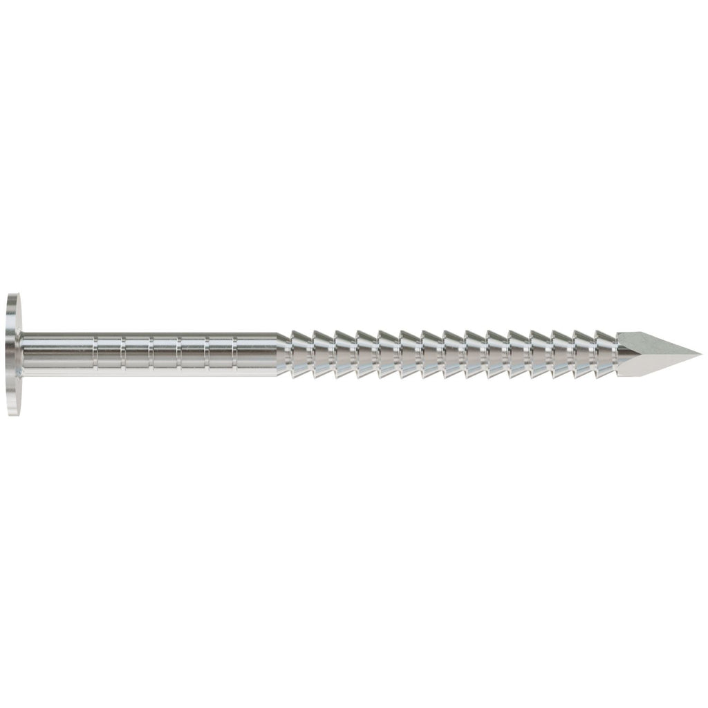 Simpson Strong-Tie S1010ARNB Roofing Nail, Annular Ring Shank, 3-in. x .131-in. Type 304 Stainless Steel, 25-lb.