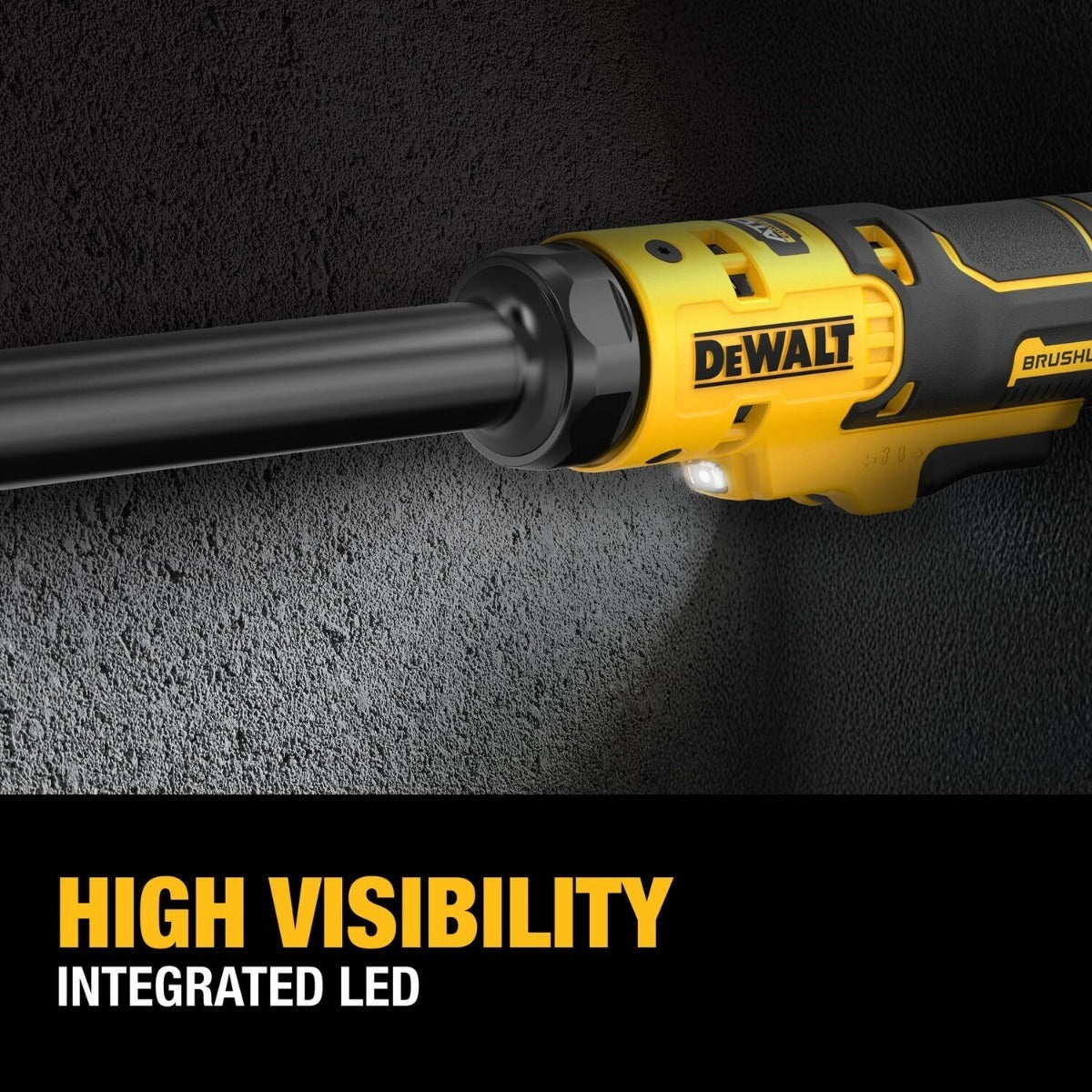 DeWALT DCF512EB 20V MAX ATOMIC Brushless 1/2-in. Extended Reach Ratchet 3.5.Ah POWERSTACK Kit