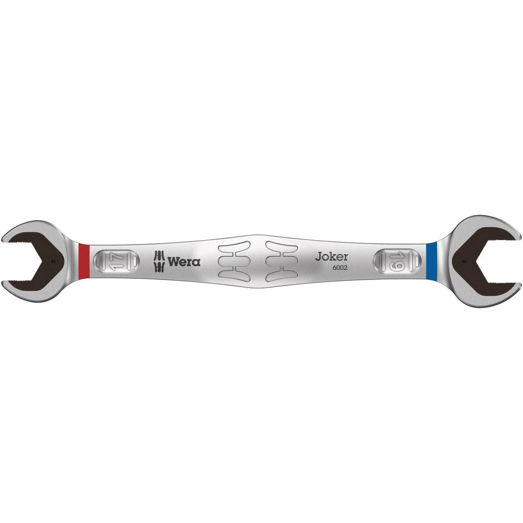 Wera 6002 Joker Double Open End Wrenches, 17x19x235-mm.