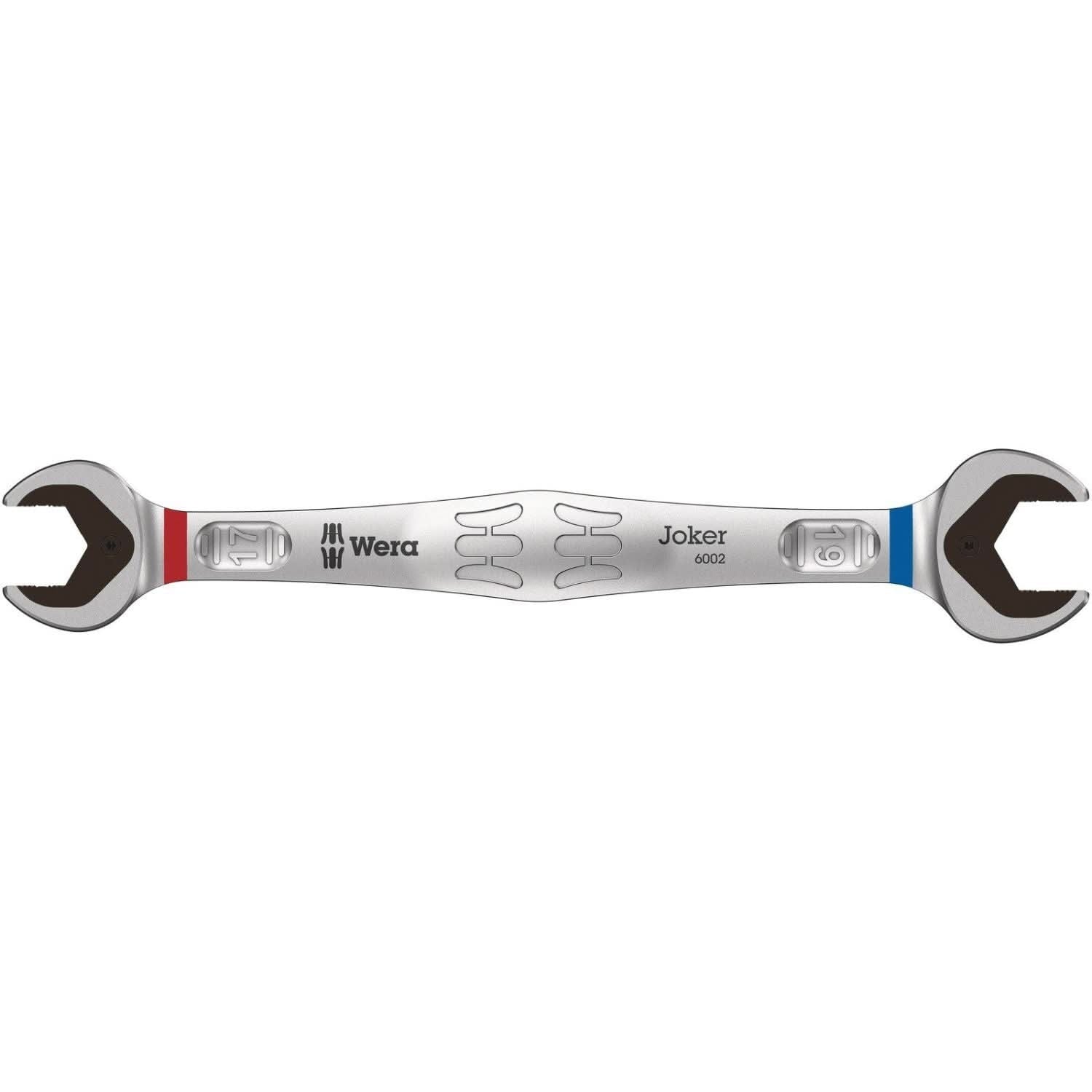 Wera 6002 Joker Double Open End Wrenches, 17x19x235-mm.