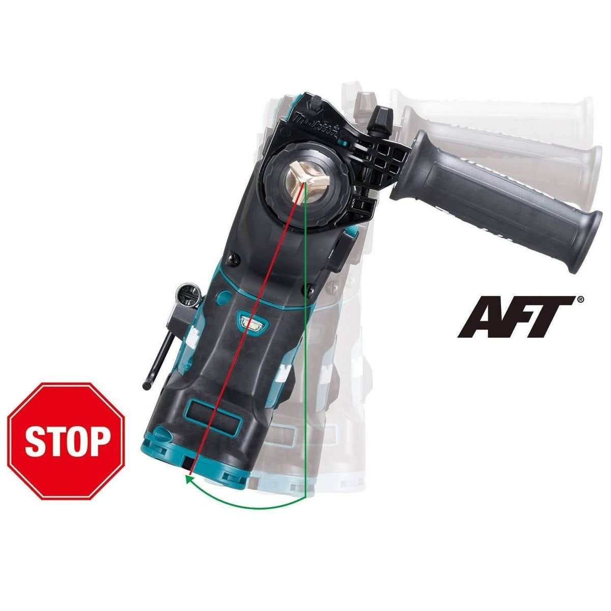 Makita GRH02M1 40V max XGT Brushless Cordless 1-1/8" SDS-PLUS AVT Rotary Hammer Kit, with Interchangeable Chuck, AWS Capable (4.0Ah)