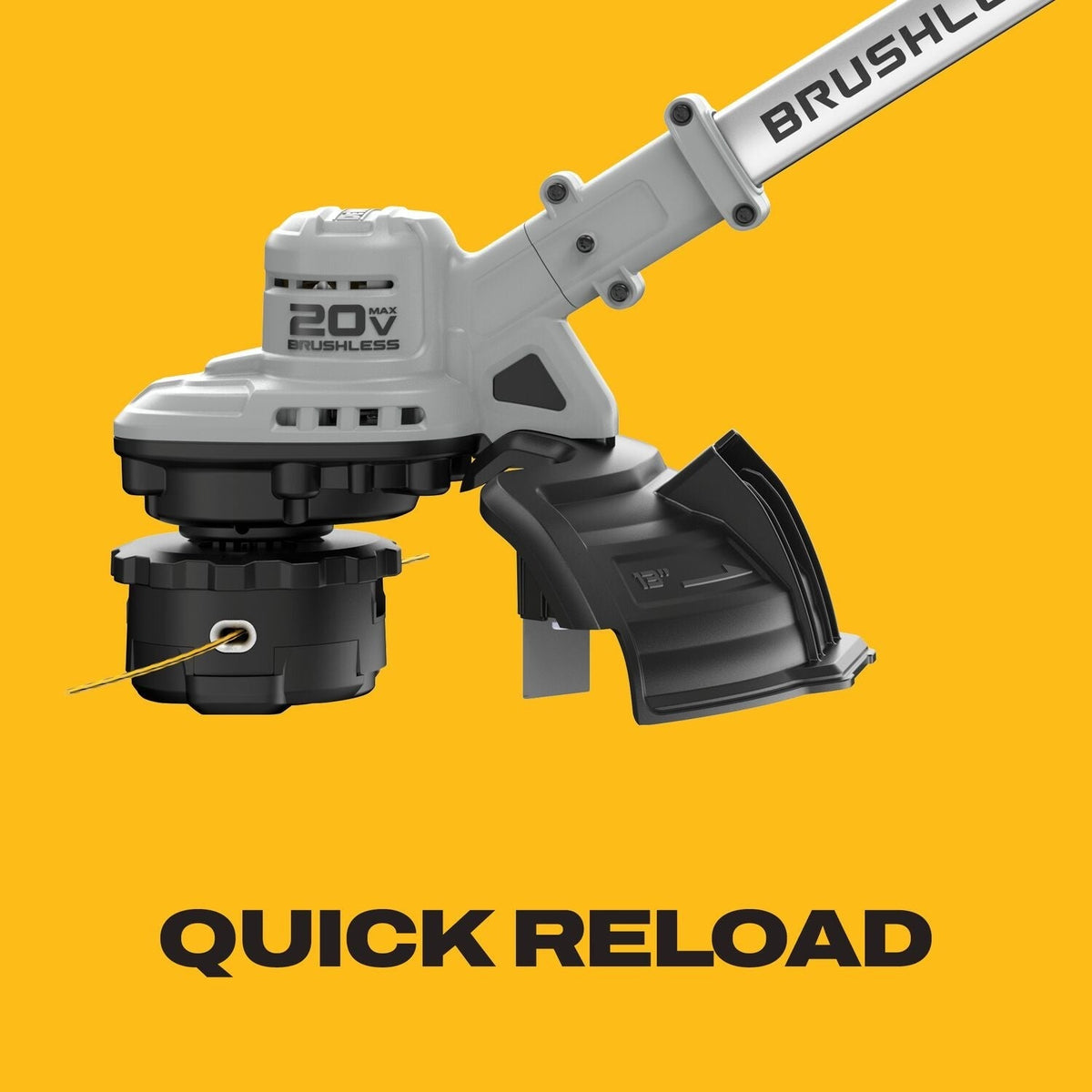 DeWALT DCST926B 20V MAX Brushless Cordless Foldable String Trimmer, Tool Only
