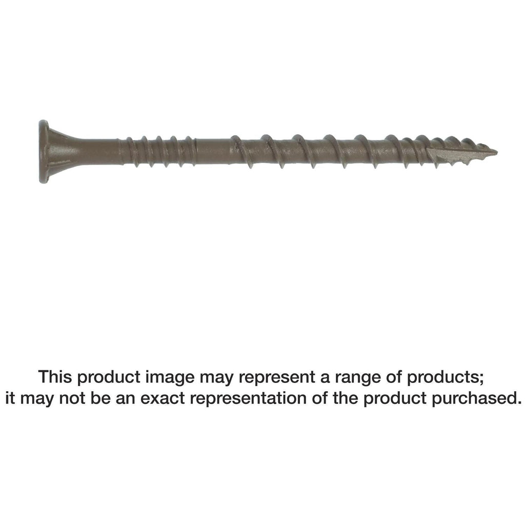 Simpson Strong-Tie DSVT212MB Deck-Drive DSV WOOD Screw, #10 x 2-1/2-in. T-25, Flat Head, Quik Guard, Tan, 1750-Pack