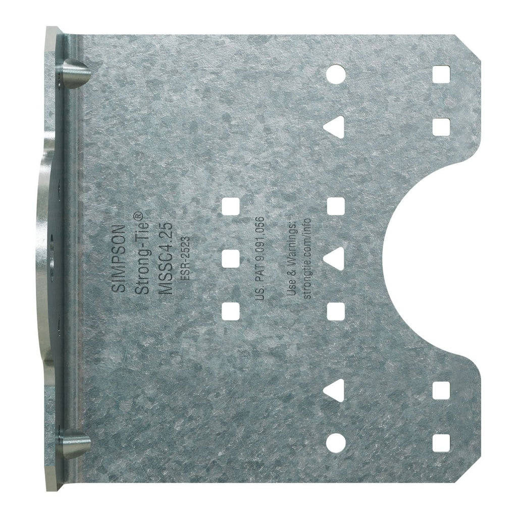 Simpson Strong-Tie MSSC4.25-R50 MSSC 4-1/4-in. 12-Gauge Galvanized Steel-Stud Clip, 50-Pack