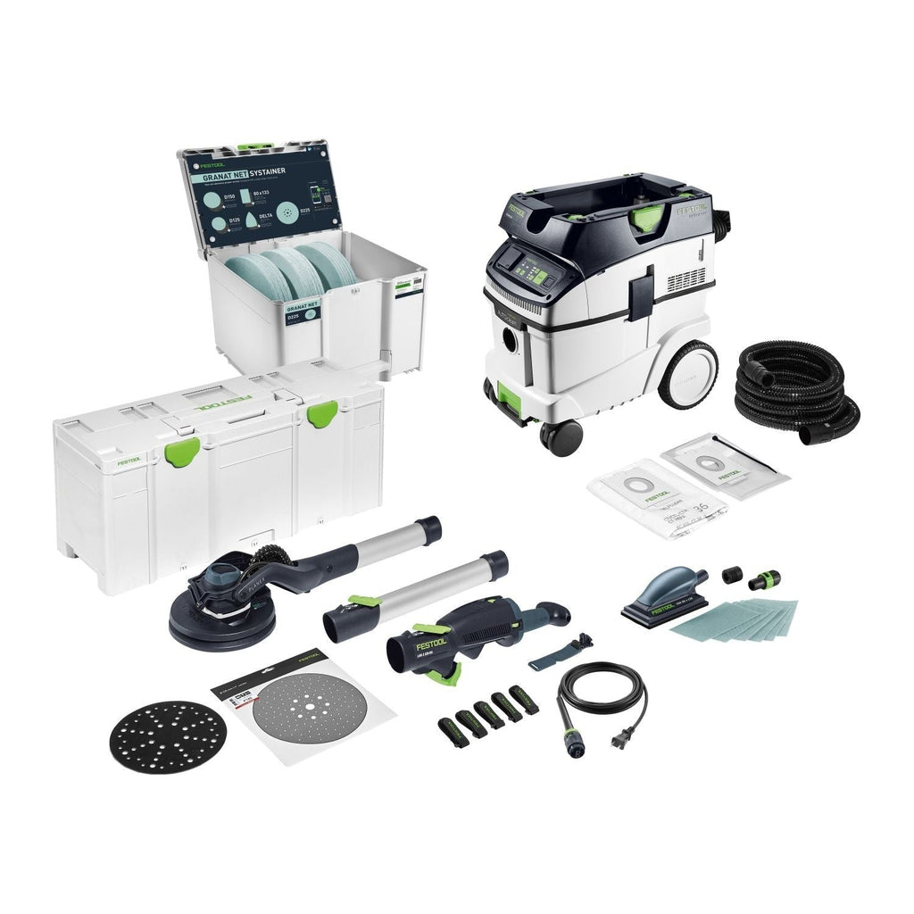 Festool LIMITED EDITION PLANEX LHS 2 225 Drywall Sander Starter Value Set (579566)
