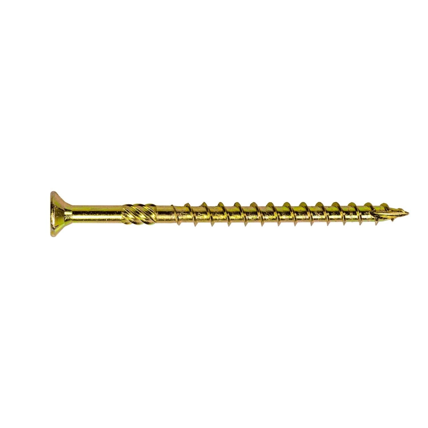 Simpson Strong-Tie SDCP22434 Strong-Drive SDCP TIMBER-CP Screw, 0.315-in. x 4-3/4-in. T40, Yellow Zinc, 250-Pack