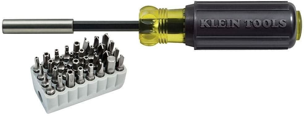 Klein 32510 Magnetic Screwdriver with 32 Tamperproof Bits