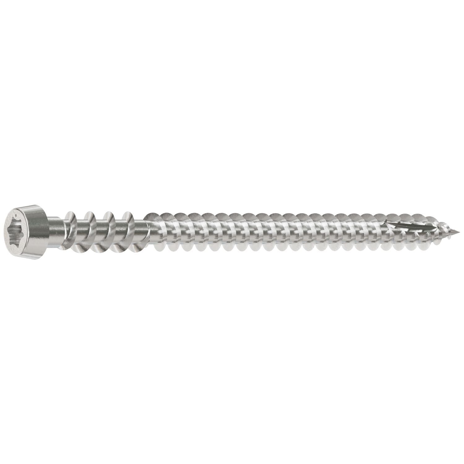 Simpson Strong-Tie DCU234P316 Deck-Drive DCU COMPOSITE Screw, #10 x 2-3/4-in. T20, Type 316, 350-Pack